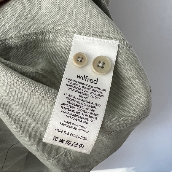 (SOLD ON FB) ARITZIA WILFRED Proposal Linen Shirt - Picture 7 of 8